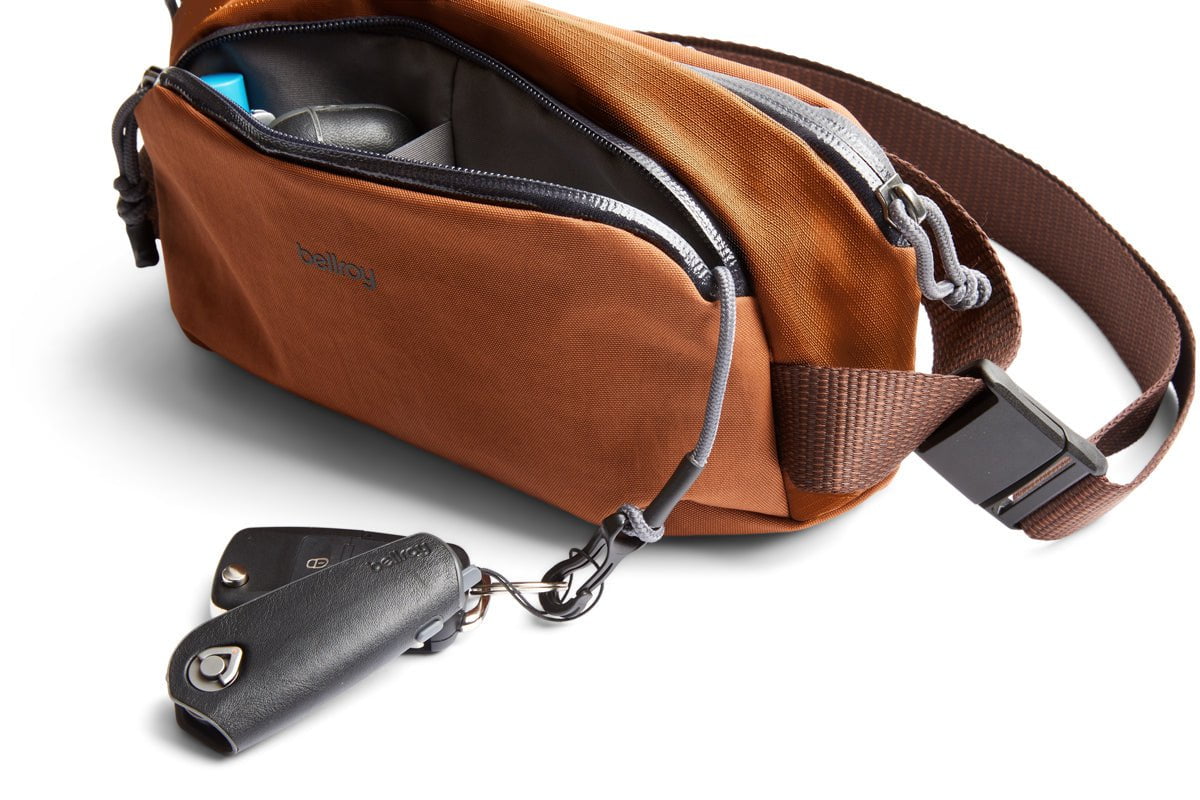 Bellroy Venture Ready Sling 2.5L Crossbody Bag - Lightweight & Water-Resistant Travel Pack for Men & Women - Perfect for Hiking, Commuting & Everyday Carry