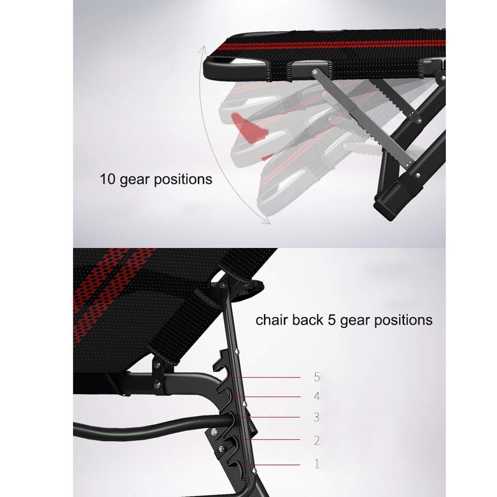 Breathable Reclining Office Chair - Adjustable Folding Lounge Chair for Adults, Perfect for Home, Office & Nap Time - Ergonomic Comfort for Work, Relaxation & Power Naps