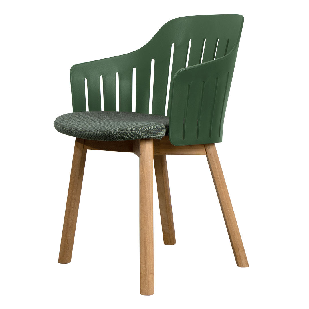 Premium Outdoor Chair with Comfortable Seat Cushion & Durable Wood Base - Perfect for Patio, Garden, Poolside & Backyard Relaxation