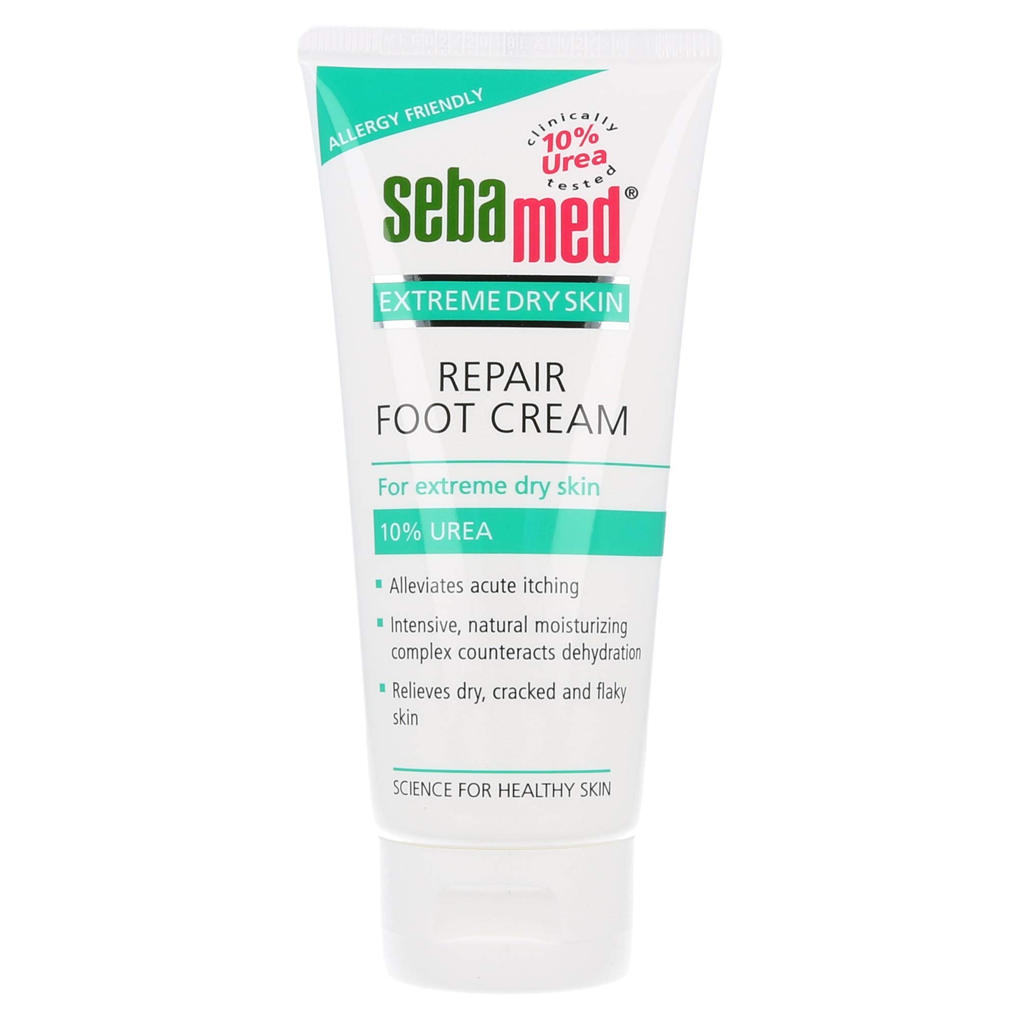 Sebamed Extreme Dry Skin Intense Repair Foot Cream with 10% Urea - 100mL for Cracked Heels & Rough Feet - Best for Diabetic Foot Care & Winter Moisturizing