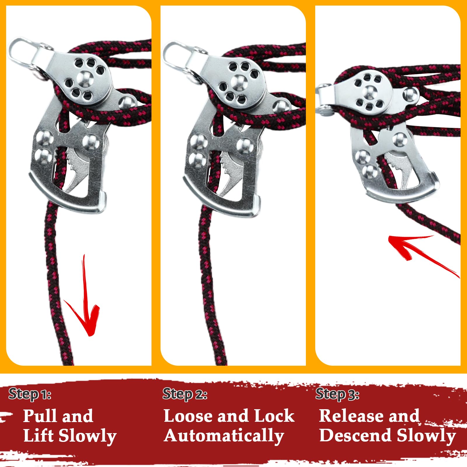 Jeep Wrangler Hard Top Removal Lift - Single Person Roof Hoist for JL & JK Models | Compatible with Ford | Anti-Drop Safety System | 8-16 ft Ceiling Support | Includes 6 T-Knobs | Perfect for Garage Storage & Off-Road Enthusiasts