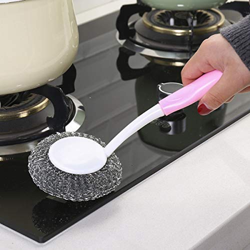 Stager Plastic Cleaning Utensils Set - Floor & Bathroom Scrub Brush Combo Pack for Home, Kitchen, and Shower Cleaning | Durable Multi-Surface Cleaning Tools