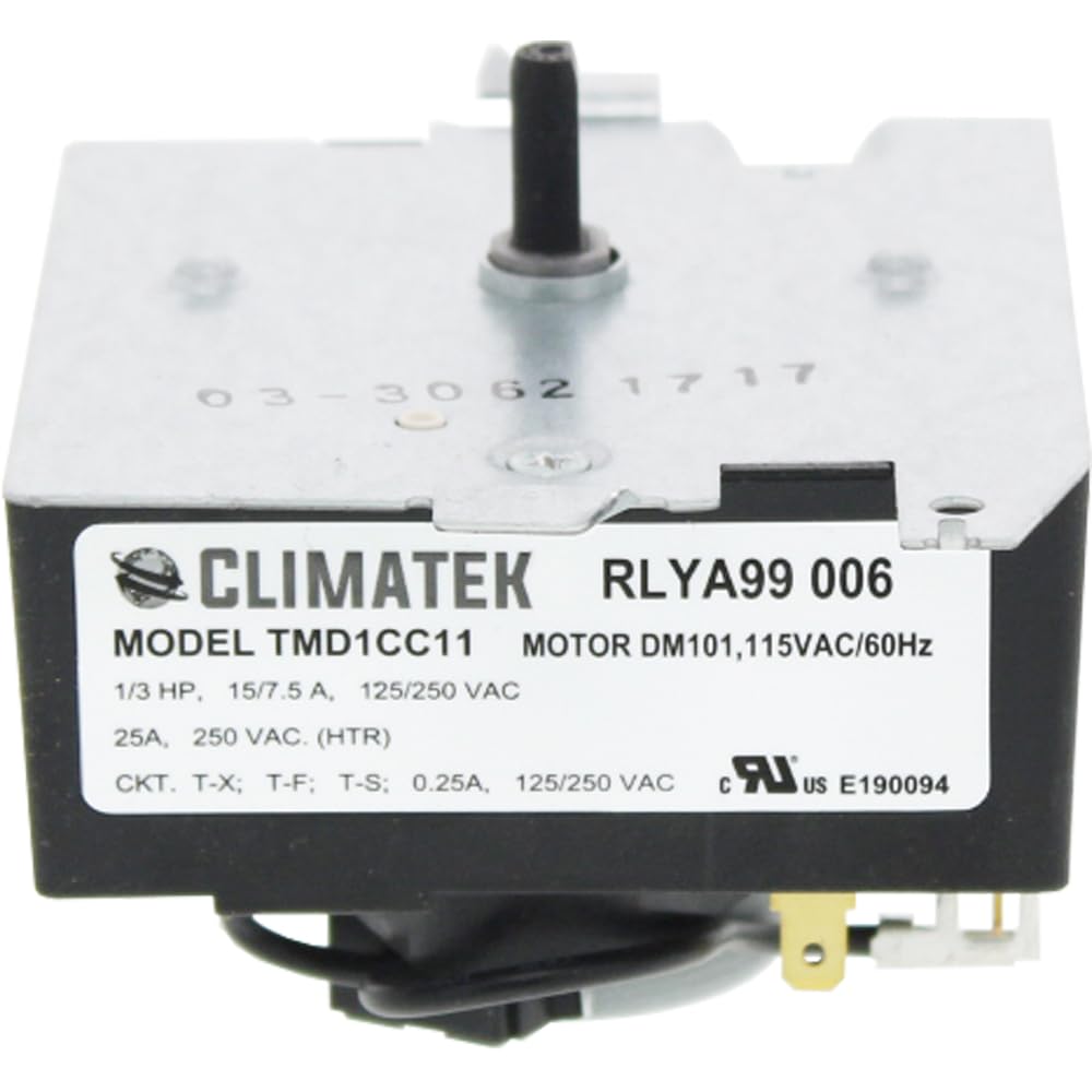ClimaTek Dryer Timer Control Replacement for GE, General Electric, Hotpoint WE04X20415 - Perfect for Home Laundry & Appliance Repair