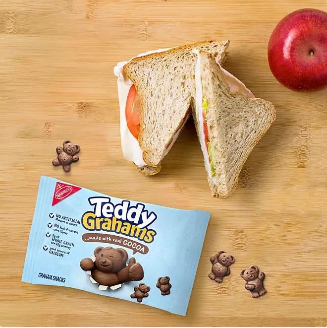 Schoolhouse Snacks Graham Cracker Variety Pack - 40ct Kids Snacks with Pokemon, Barnum's Animal Crackers & Teddy Grahams | Perfect for School Lunches, After-School Treats & Birthday Party Snacks