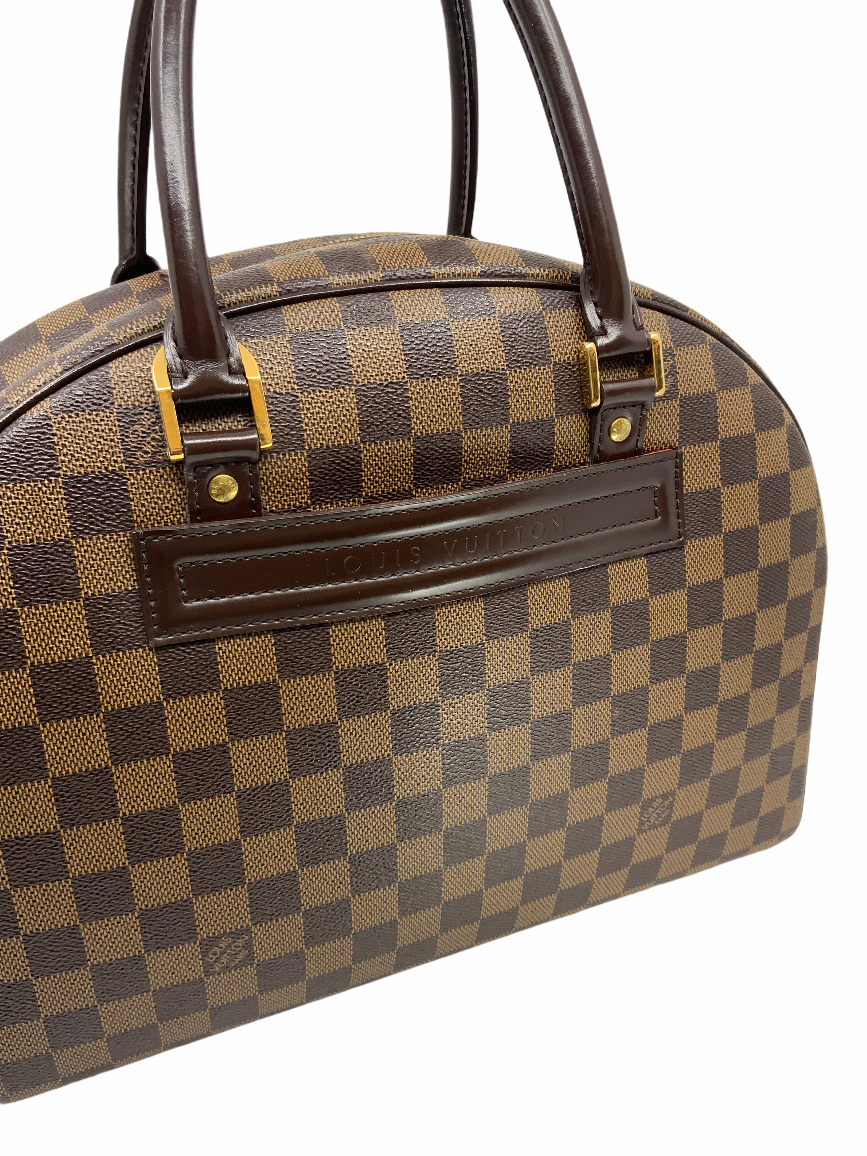 Authentic Louis Vuitton Damier Ebene Nolita Crossbody Bag - Luxury Leather Handbag for Women, Perfect for Work, Travel & Evening Events