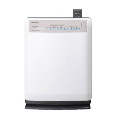 Hitachi EP PZ50J HEPA Air Purifier for Home - White | Quiet Air Cleaner for Allergies, Dust, Pet Dander | Ideal for Bedroom, Living Room & Office