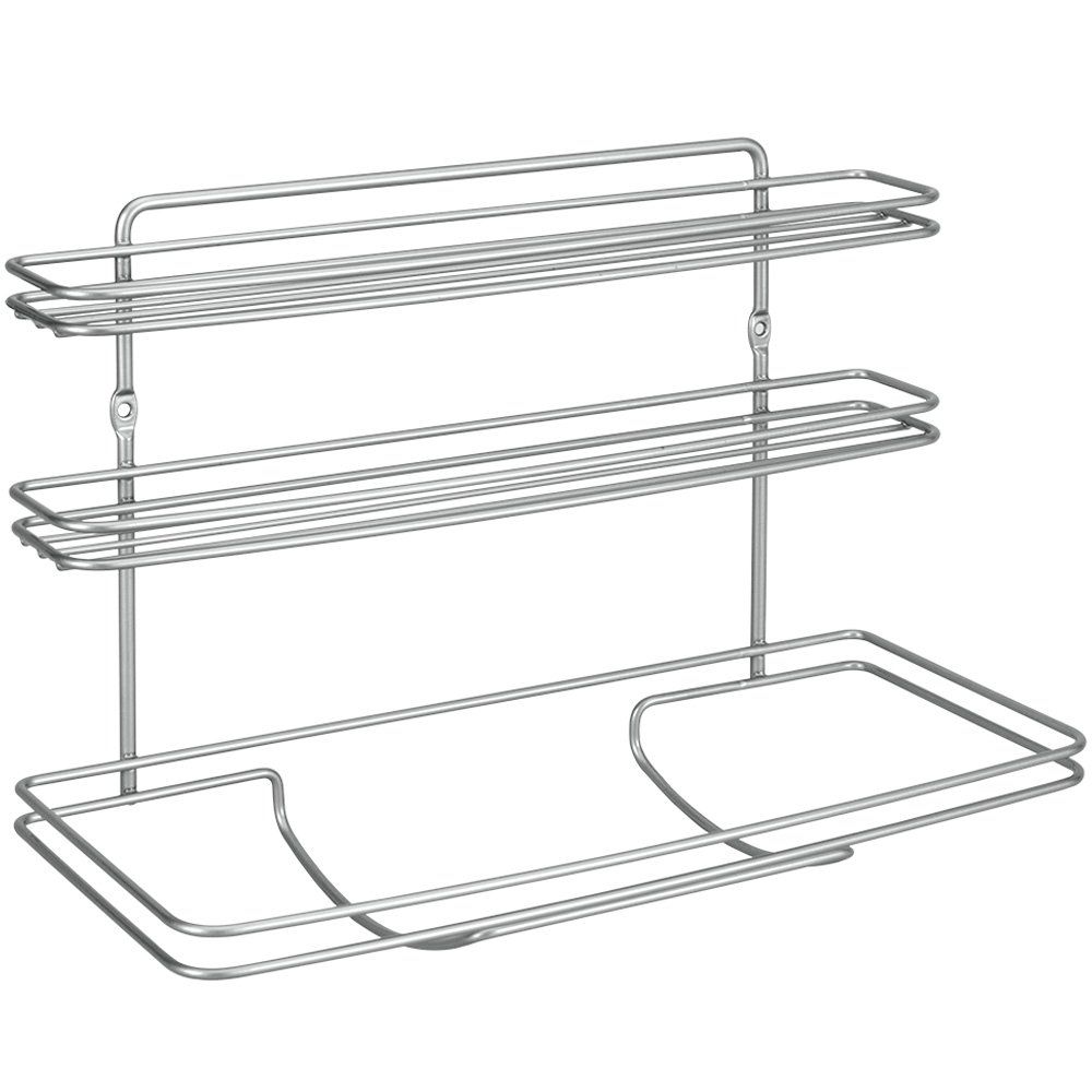 Metaltex Roll It Kitchen Holder - Expandable Silver Storage Organizer for Utensils, Spices & Kitchen Tools | Perfect for Countertop, Drawer & Pantry Organization