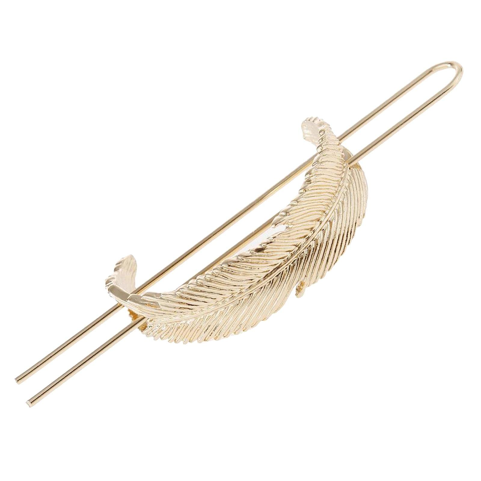 DUXEDO Women's Hair Claw Clips - Gold Retro Hair Bun Holder & Hair Stick Accessories for Women | Perfect for Updos, Ponytails & Everyday Hairstyles