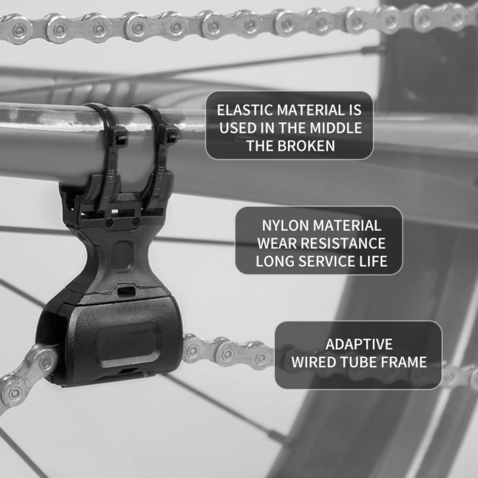 Mountain Bike Chain Guide - Anti-Drop Bicycle Chain Tensioner & Retention System for MTB Cycling | Perfect for Trail Riding, Downhill & Off-Road Biking