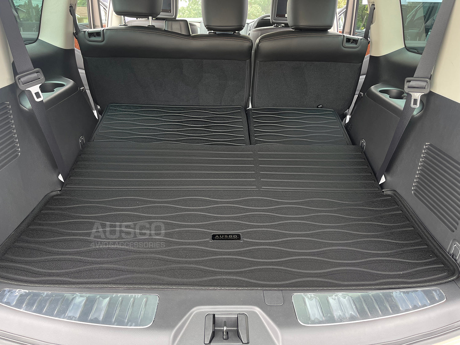 Nissan Patrol Y62 Boot Liner (2012-Present) - Waterproof Cargo Trunk Mat for SUV - Perfect for Road Trips & Outdoor Adventures