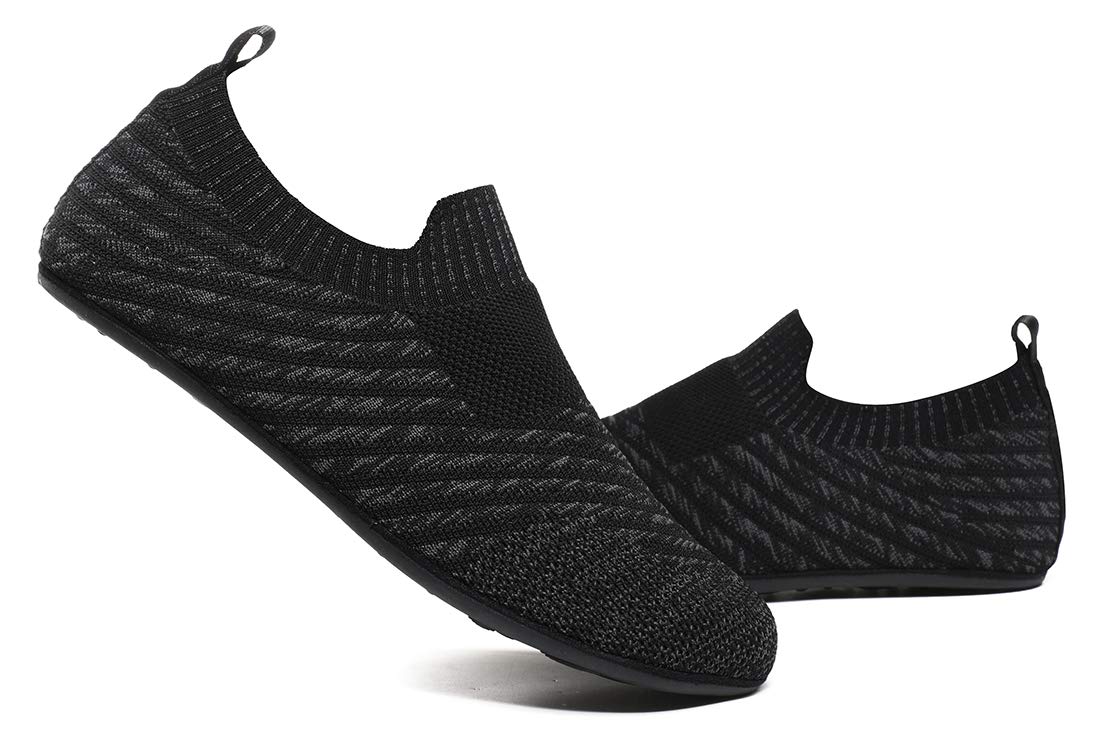 SLIPVEL Lightweight House Slippers - Non-Slip Indoor Home & Yoga Shoes for Women & Men - Perfect for Relaxing at Home, Yoga Practice and Comfortable Lounging