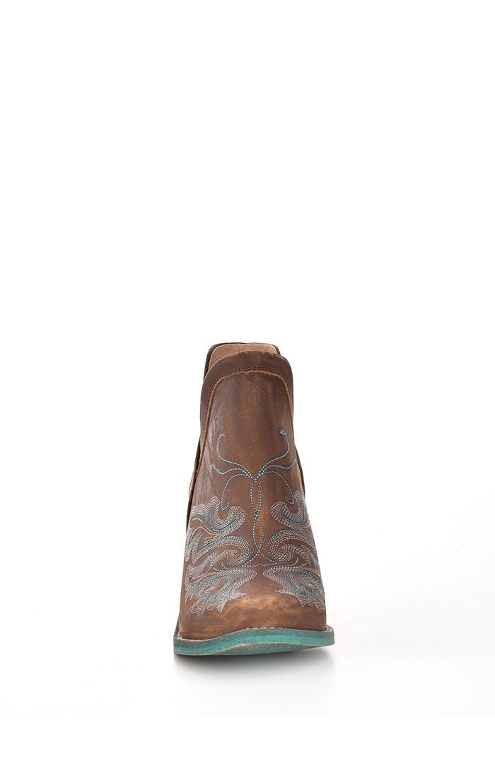 Q0099 LD Cognac Embroidered Shoes - Stylish & Comfortable Casual Footwear for Men & Women | Perfect for Daily Wear, Outings & Fashion Events