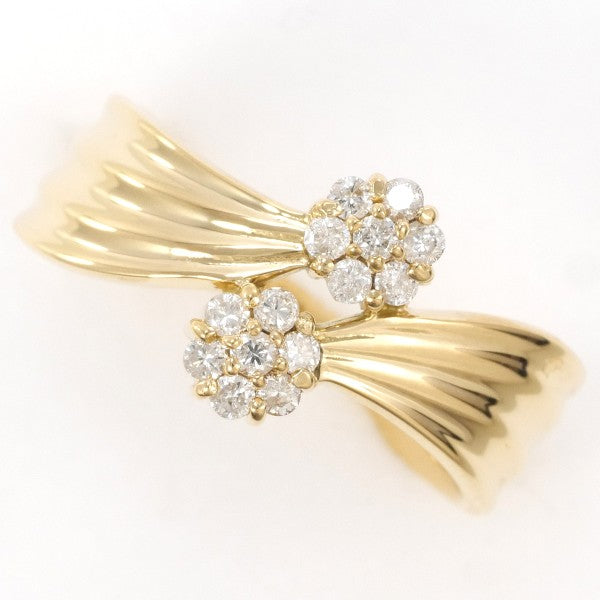 18K Yellow Gold Diamond Ring for Women - Elegant Solitaire Engagement & Wedding Band - Perfect for Proposals, Anniversaries, and Special Occasions