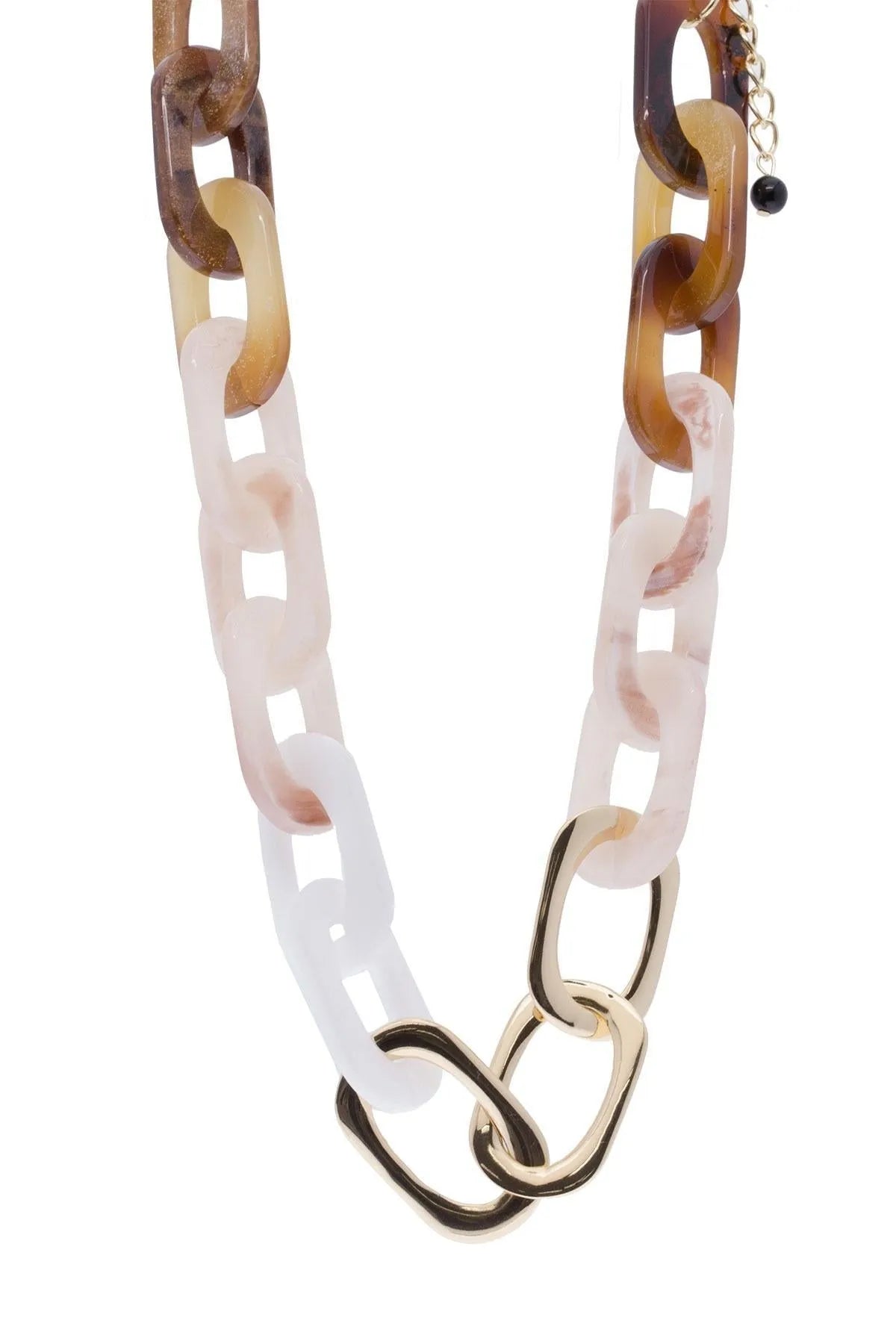 Stylish Multicolor Chunky Chain Statement Necklace for Women - Bold Fashion Jewelry for Party, Evening Out & Special Occasions