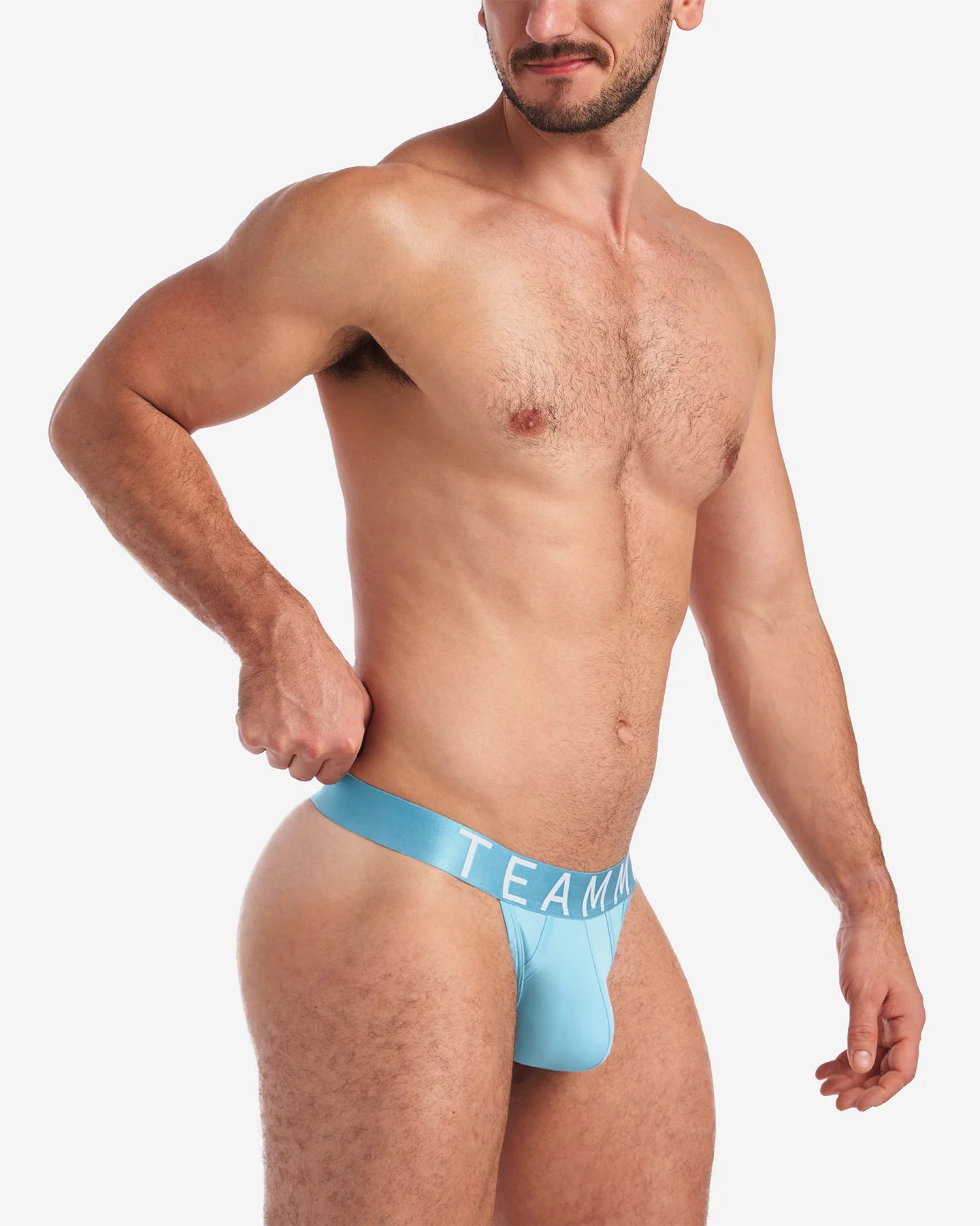 Teamm8 Spartacus Thong Sandals for Men - Comfortable Blue Atoll Flip Flops - Perfect for Beach, Pool, and Summer Outdoor Activities