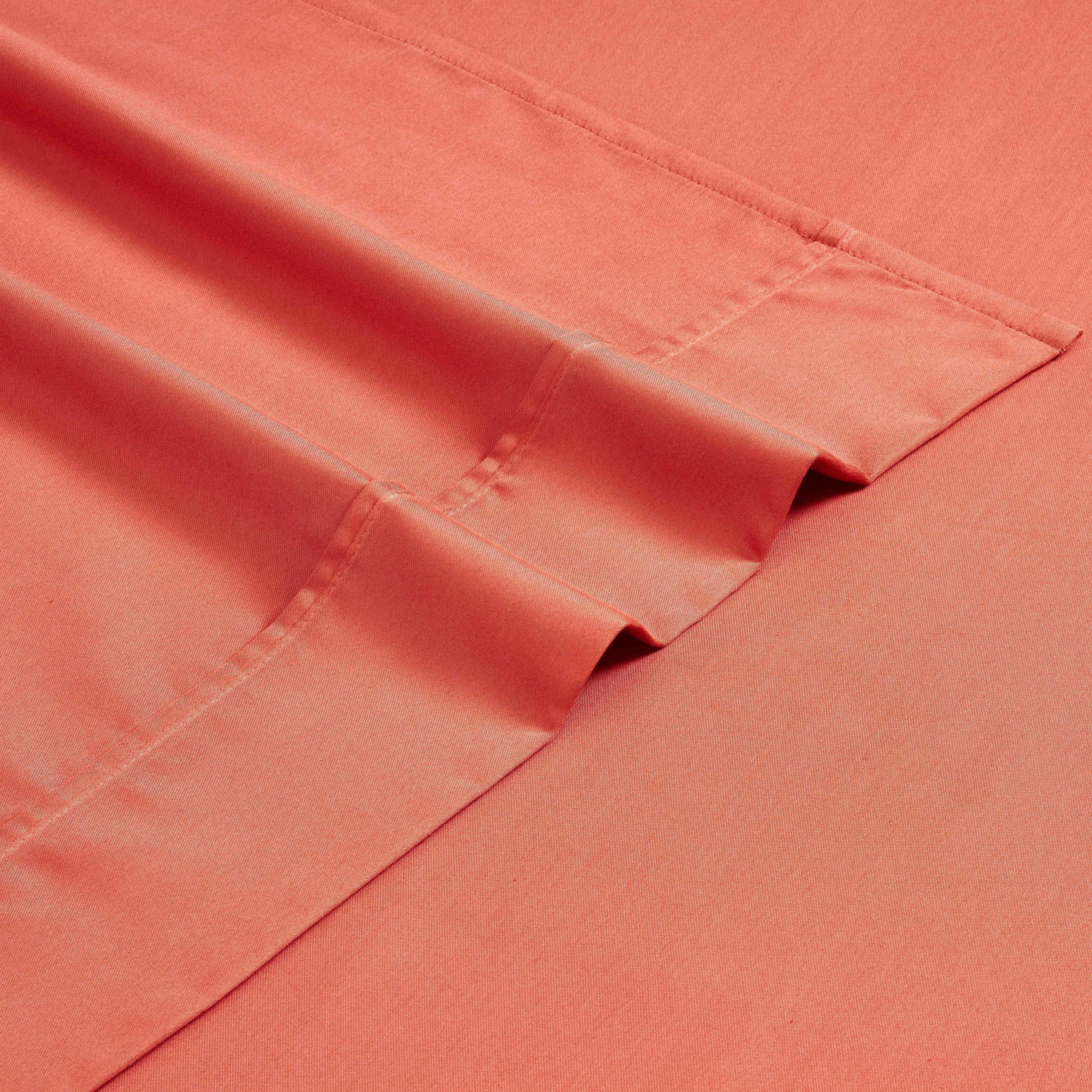 Premium 1200 Thread Count Cotton Rich Solid Deep Pocket Bed Sheet Set - Ultra Soft & Breathable for King/Queen Size Beds - Perfect for Home, Hotel, or Guest Room Comfort