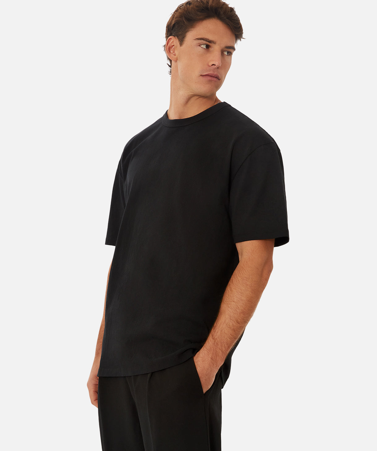 Premium Organic Cotton The Del Sur Tee - Soft Black Men's T-Shirt for Casual Wear & Everyday Comfort