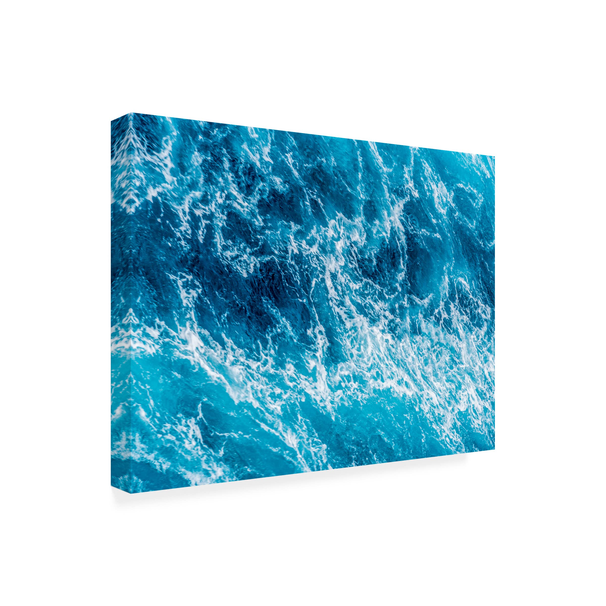 Turbulent Tasman Sea III Canvas Wall Art Print by Eva Bane - Ocean Wave Painting for Living Room, Bedroom & Office Decor