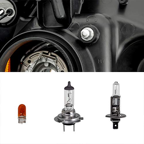 AKKON LED Tube Projector Headlights & LED Tail Lights for 2012-2015 Toyota Tacoma Pickup - Black | Upgrade Your Truck's Lighting for Night Driving & Off-Road Adventures