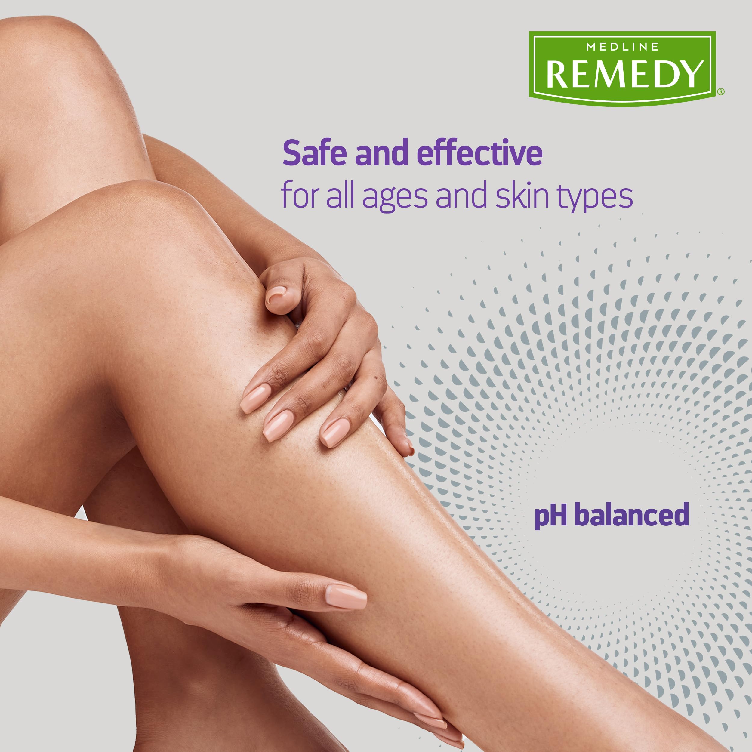 Medline Remedy Unscented Skin Cream - 2 fl oz, 1.5% Dimethicone Moisturizer for Dry & Sensitive Skin | Paraben-Free, Hypoallergenic Body Lotion | Ideal for Daily Use, Post-Surgery Care & Eczema Relief