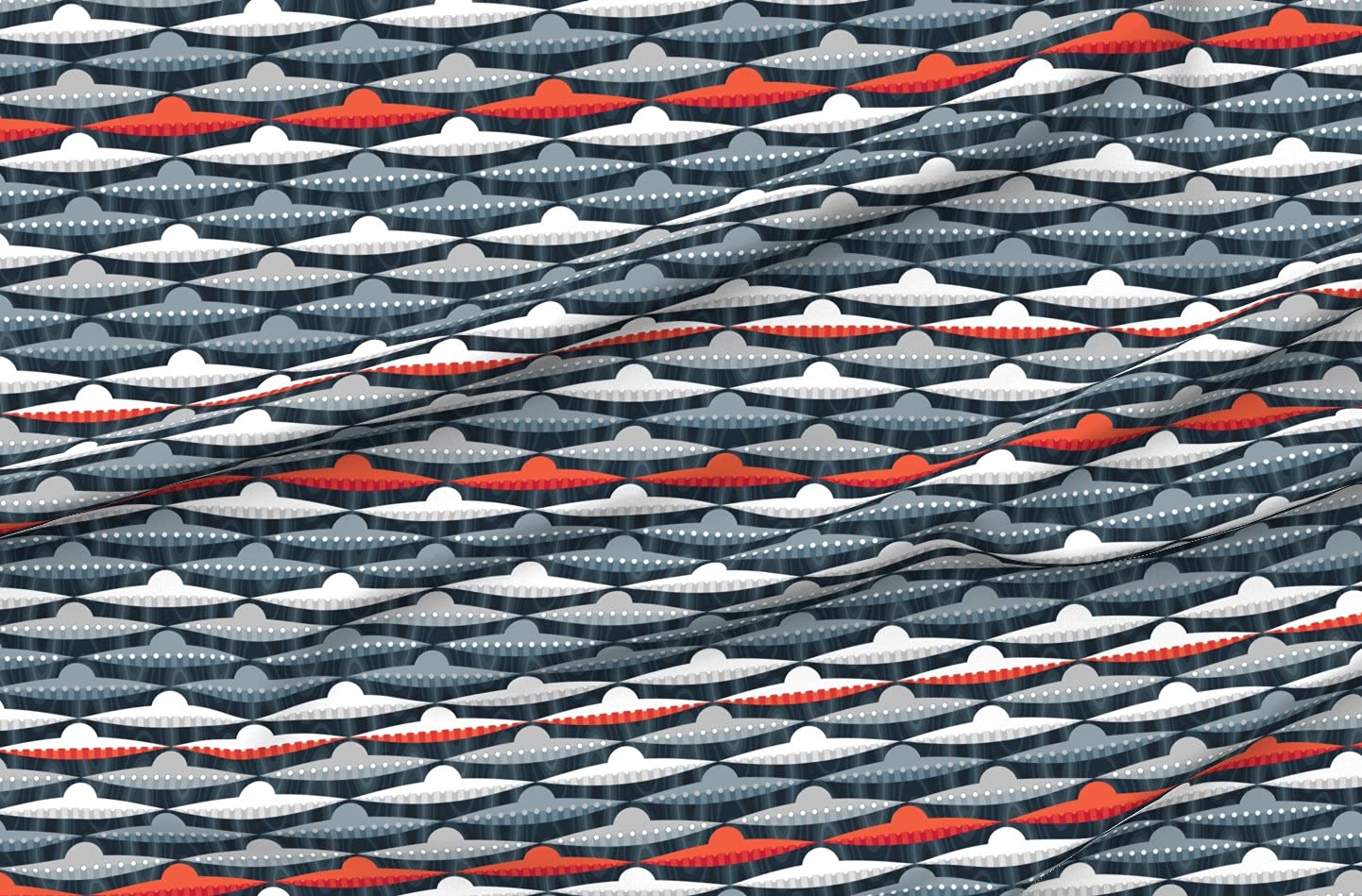 Space Race Galaxy Spaceship Retro Geometric Print Minky Fabric - Soft Plush Fat Quarter for Baby Blankets, Quilt Backing & Sewing Projects - Perfect for Nursery Decor, DIY Crafts & Cozy Home Textiles
