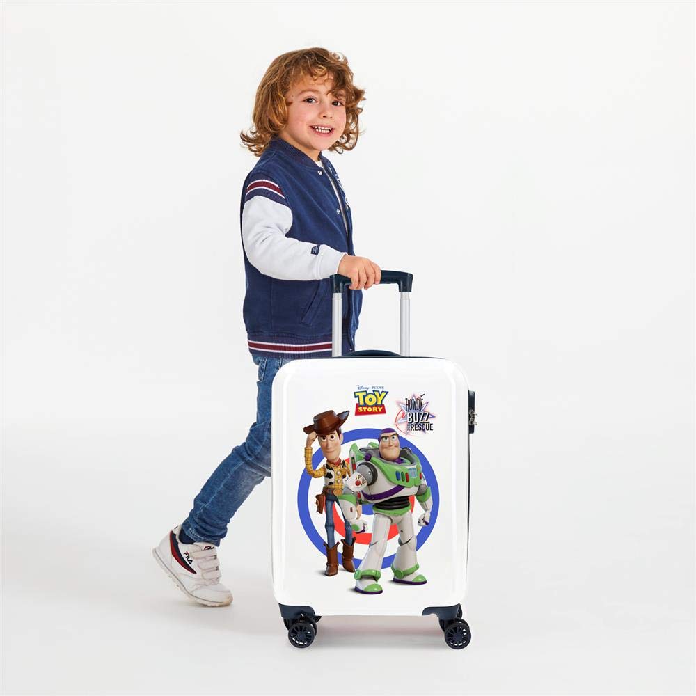 Disney Kids Cabin Trolley Suitcase - 55cm Lightweight Travel Luggage for Children | Perfect for Airplane Trips, Road Travel & Sleepover Adventures