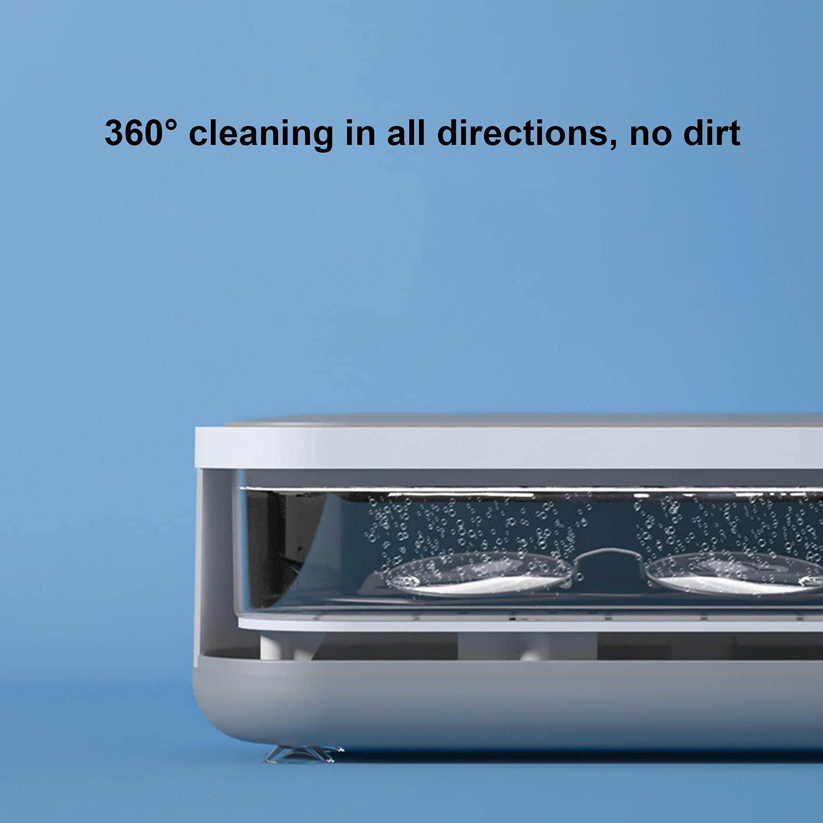 Multifunctional Vibration Washing Machine - Compact & Easy to Use for Small Objects | Perfect for Jewelry, Watches & Eyeglass Cleaning at Home