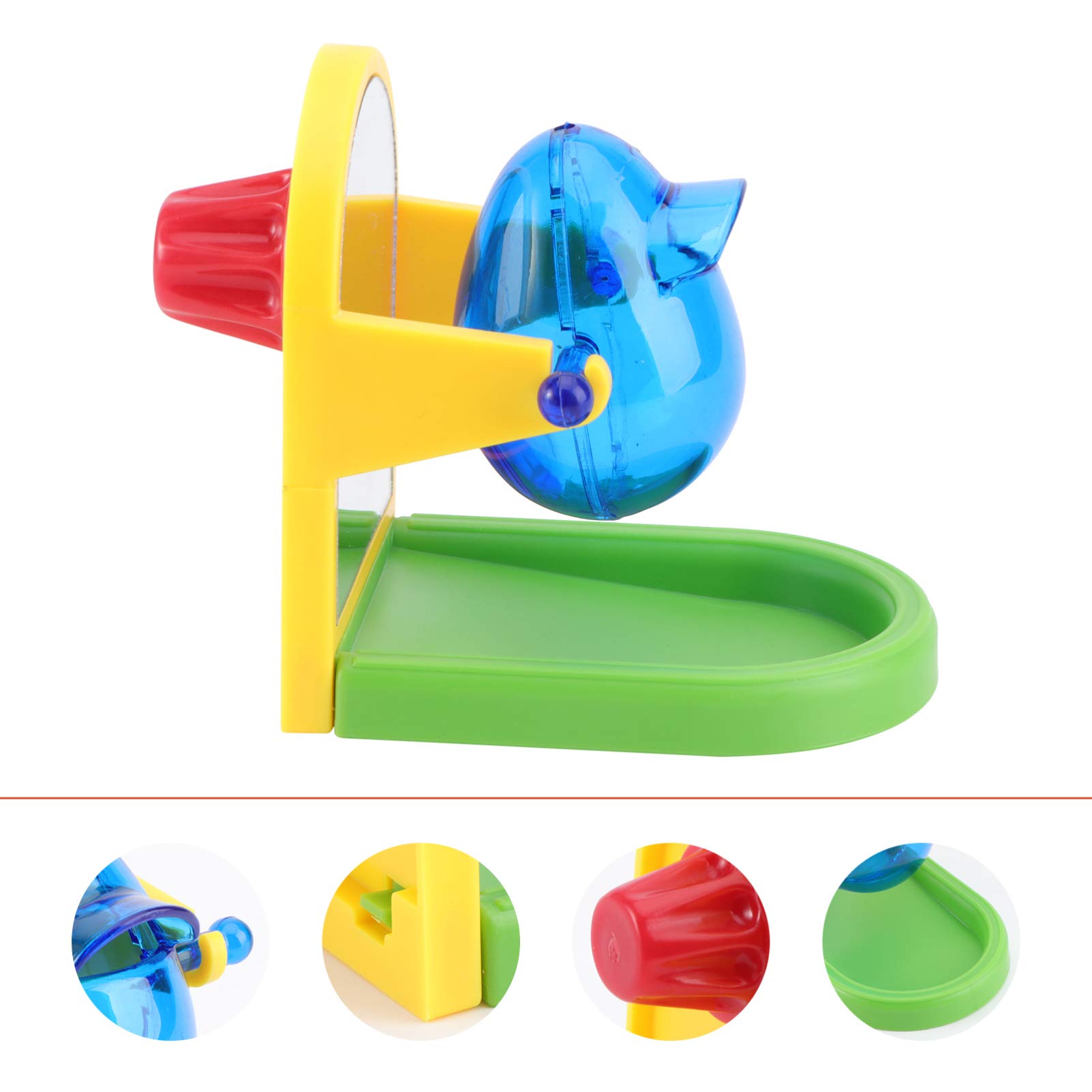 Balacoo Parrot Foraging Toys - Treat Dispensing Feeder & Hanging Puzzle Toy for Intelligence Growth - Fun Cage Enrichment for Parakeets, Cockatiels & Macaws - Perfect for Mental Stimulation & Playtime