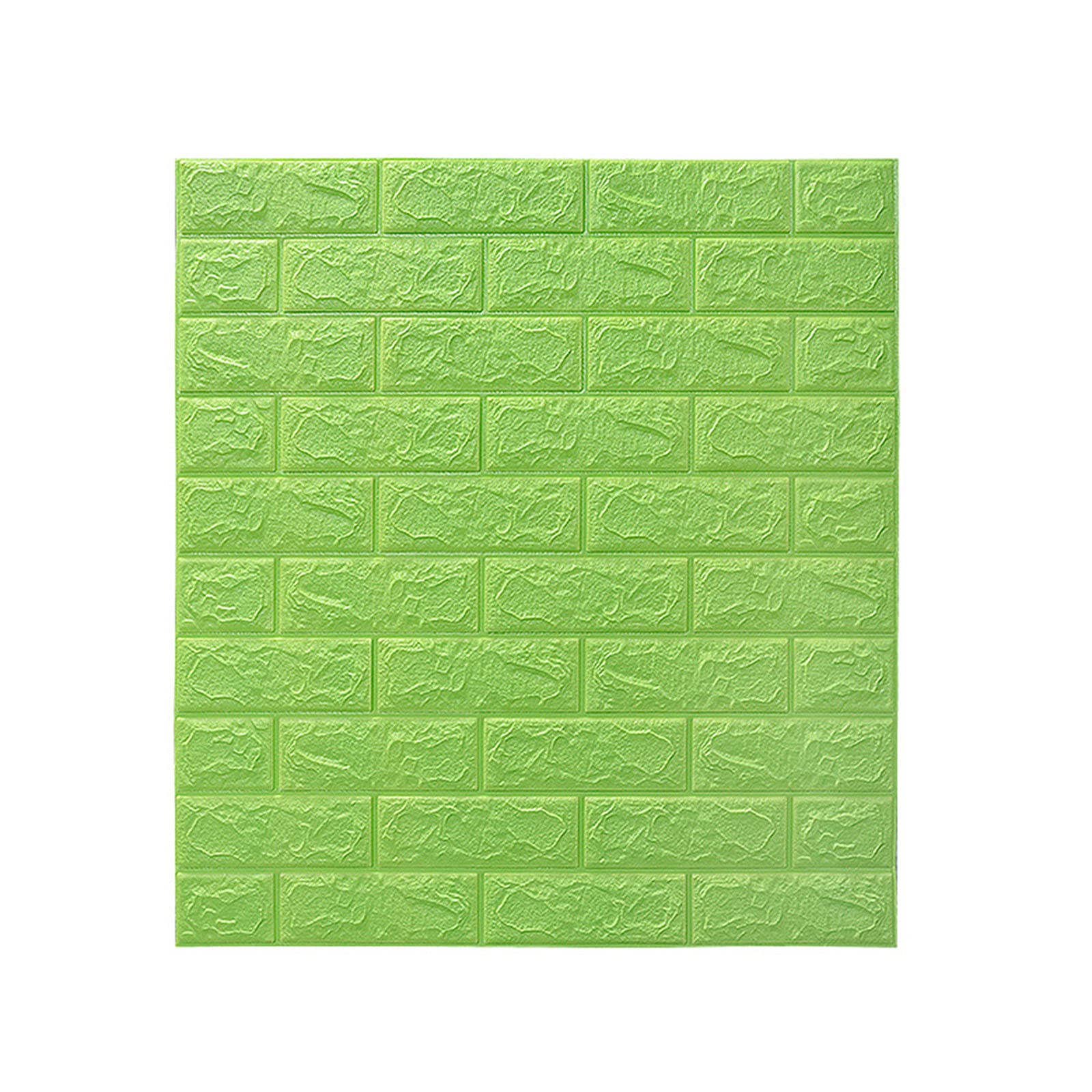 3D Foam Brick Pattern Wall Stickers - 5PC Self-Adhesive Waterproof Wallpaper for Living Room Decor, Bedroom & Office Background - Easy Peel & Stick Design for Home Interior Upgrade