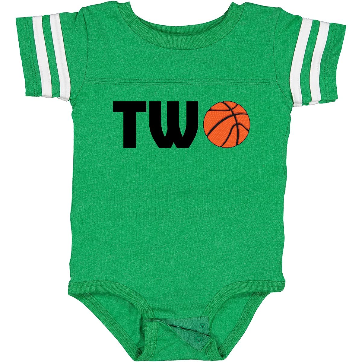 Inktastic Second Birthday Basketball 2 Baby Bodysuit - Cute Toddler Outfit for Boys & Girls - Perfect for Birthday Parties, Photo Shoots & Casual Wear
