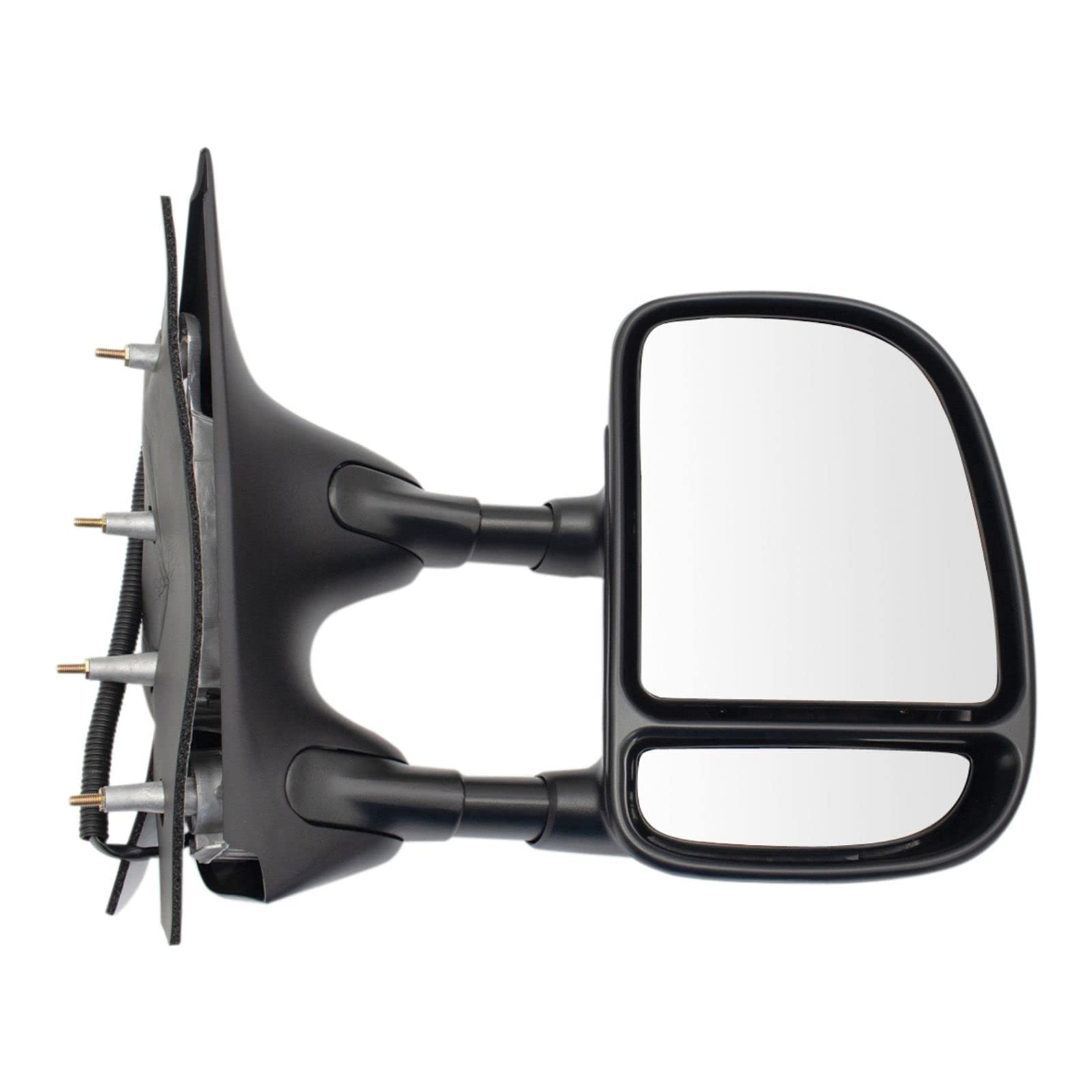 Heavy Duty Towing Power Side View Mirrors Pair Set Compatible with 2002-2008 Ford Econoline Van - Perfect for Enhanced Visibility While Towing Trailers or Large Loads