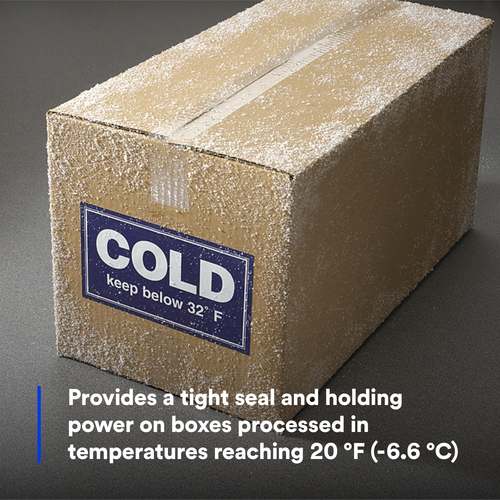 Scotch High Tack Box Sealing Tape 311+ - Heavy Duty Cold Shipping & Freezer Storage Tape, 48mm x 100m, Clear Packing Tape (36 Rolls/Case) - Ideal for Moving Boxes, Warehouse Packaging & Frozen Food Storage