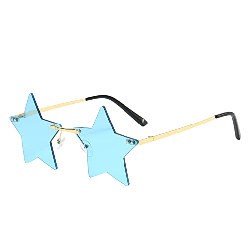 Star Shaped Frame Sunglasses for Women & Men - Trendy Unisex Colorful Eyewear for Party, Festival, Beach & Summer Outfits | UV Protection Fashion Accessories
