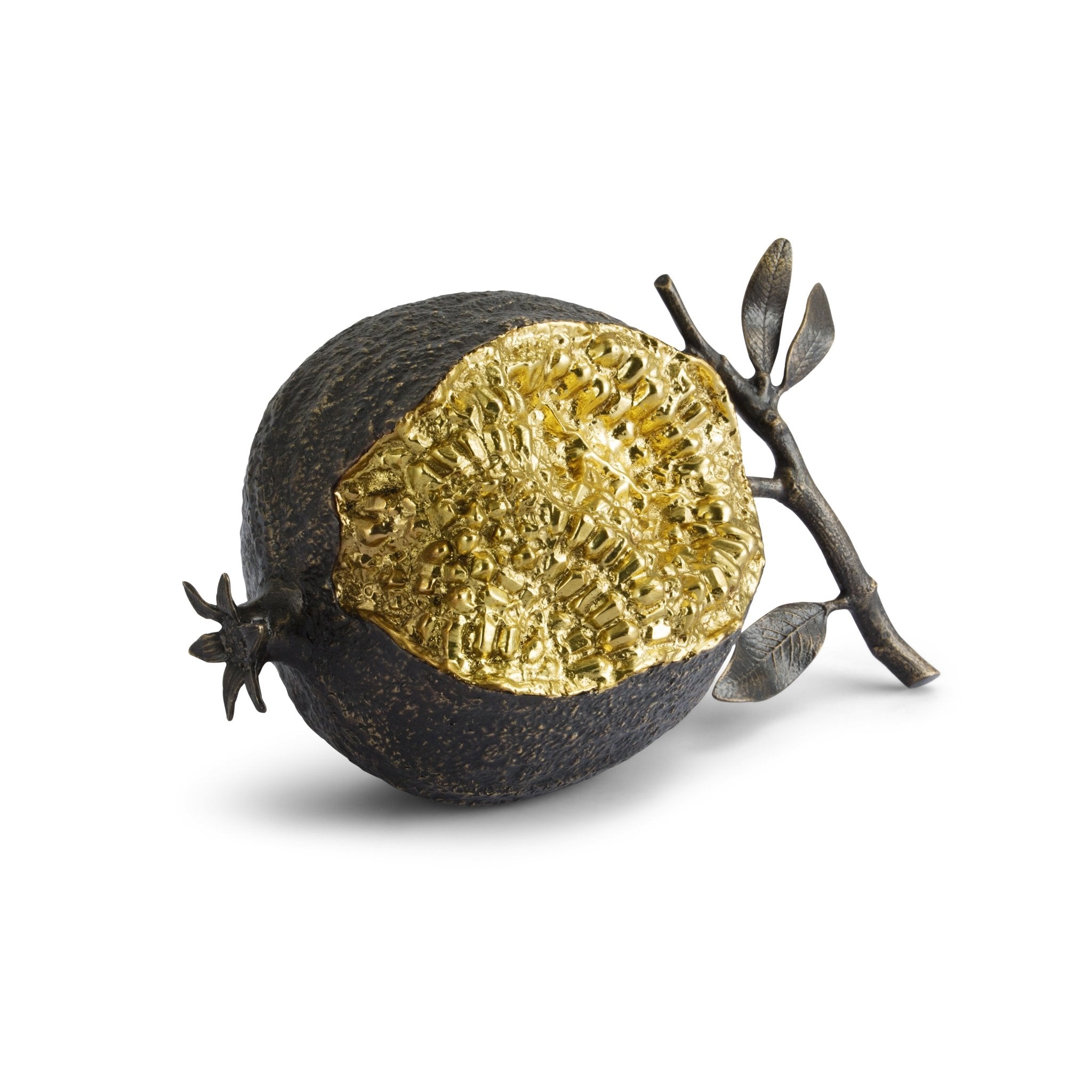 Premium Pomegranate-Shaped Decorative Object - Elegant Home Decor for Living Room, Dining Table, or Office Desk