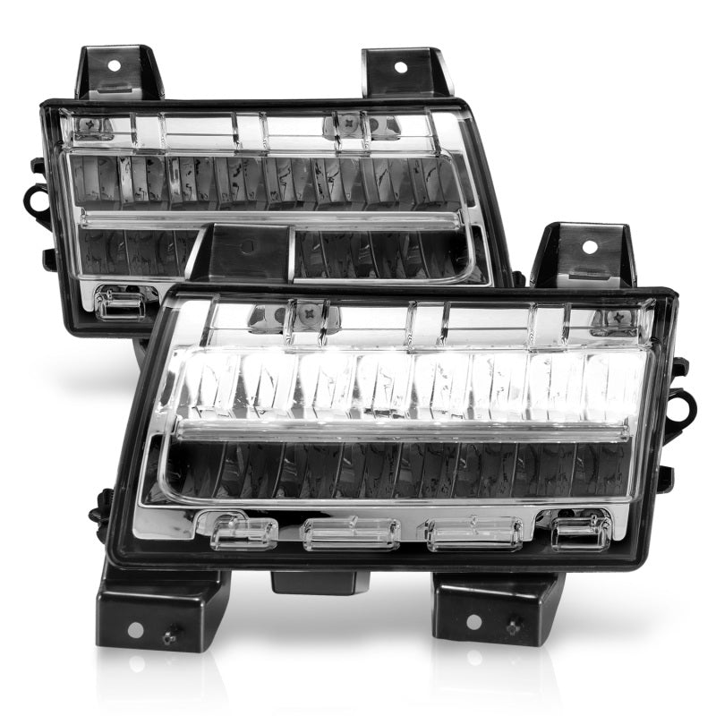 ANZO Sequential LED Side Markers (Chrome) for Jeep Wrangler JL 2018-2025 - Upgrade Your Off-Road Lighting for Enhanced Safety & Style