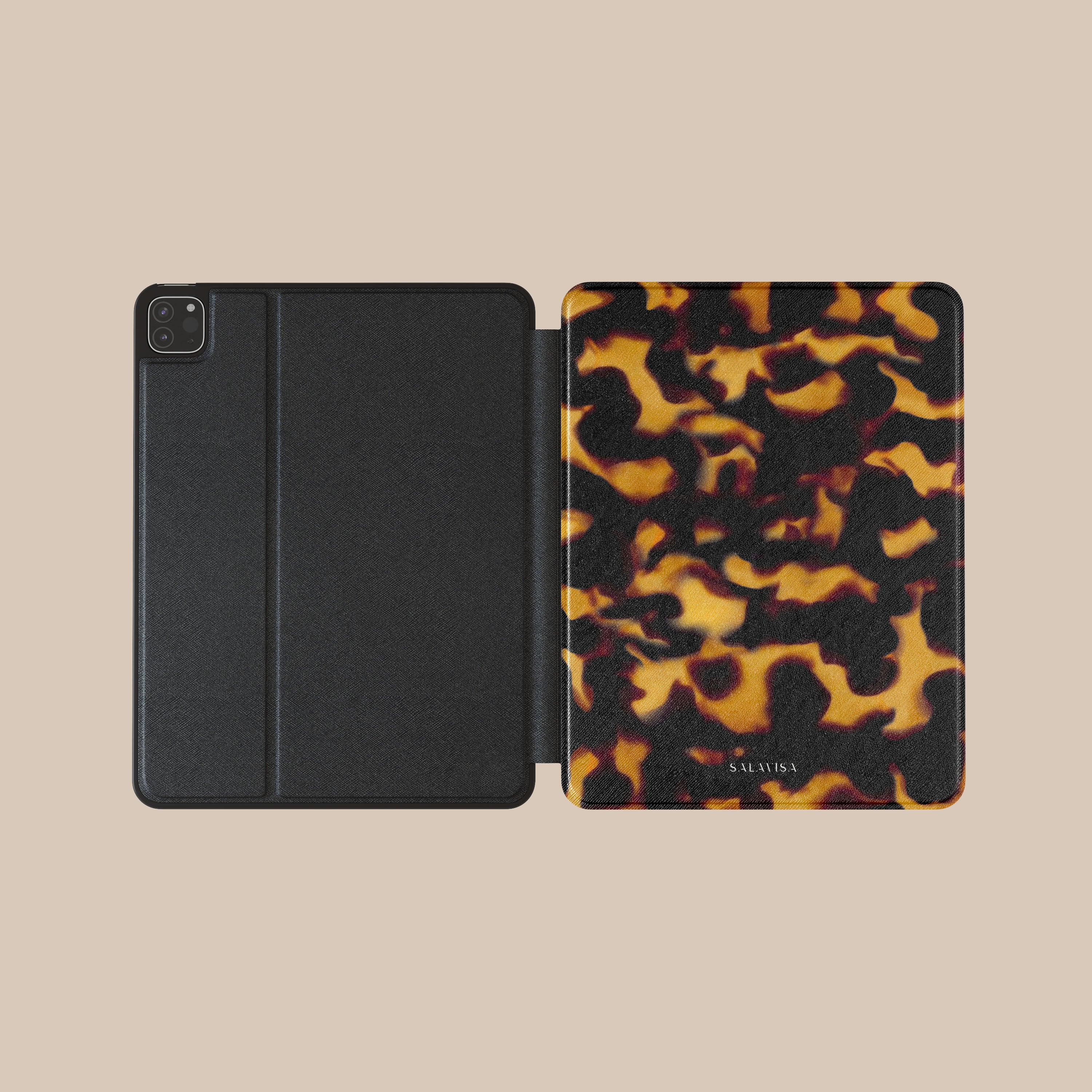 Premium Tortoise Dark iPad Case - Durable Protective Cover for iPad Pro/Air/Mini, Slim & Lightweight Design - Perfect for Work, Travel & Everyday Use