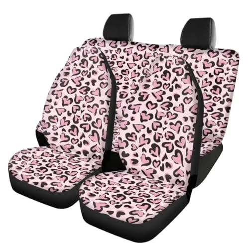 Pink Love Heart Print