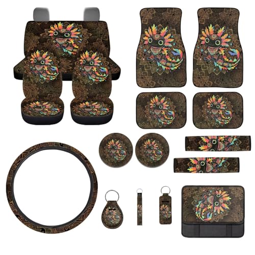 Boho Mandala Axolotl-Bronze