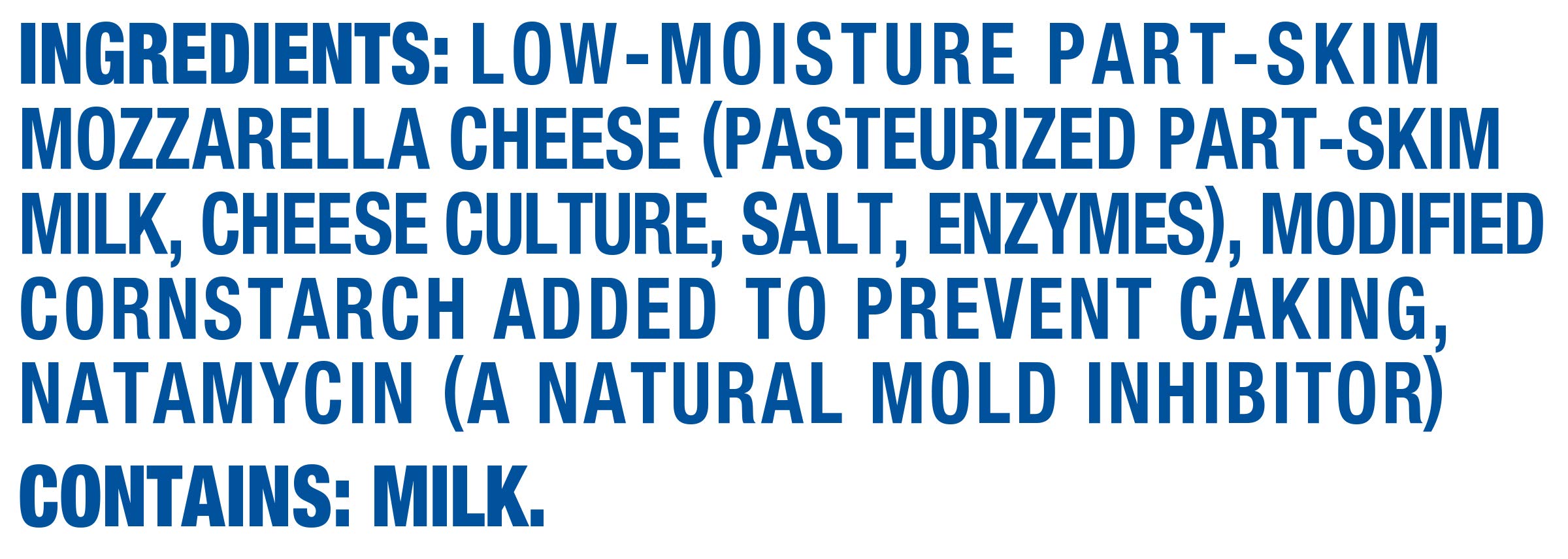 Kraft Natural Mozzarella Shredded Cheese - 8 oz Resealable Pouch | Perfect for Pizza, Pasta & Italian Recipes | Fresh Melting Cheese for Cooking & Baking