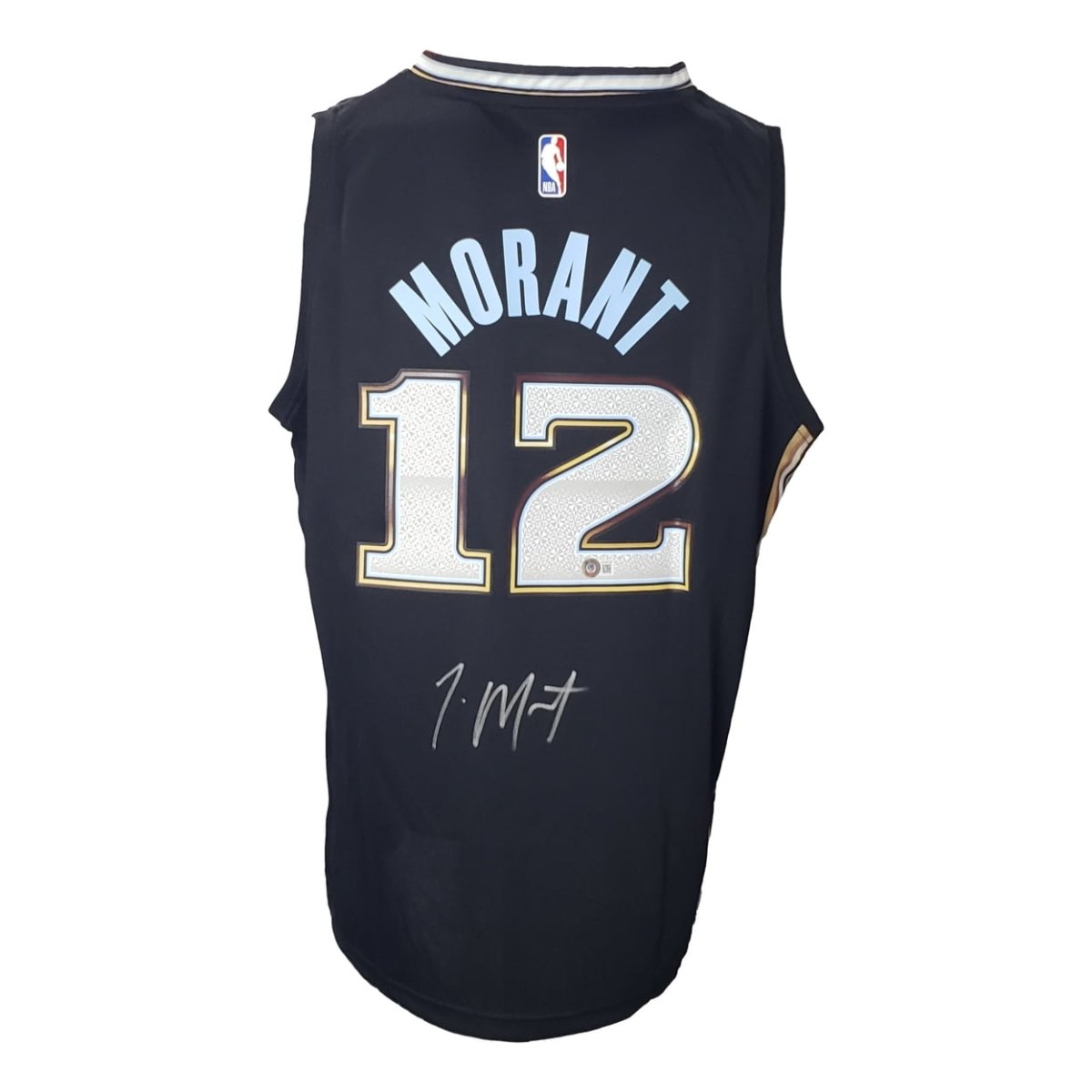 Authentic Ja Morant Signed Memphis Grizzlies White Fanatics Basketball Jersey - XL Size - Perfect for Collectors, Fans & Game Day Outfits