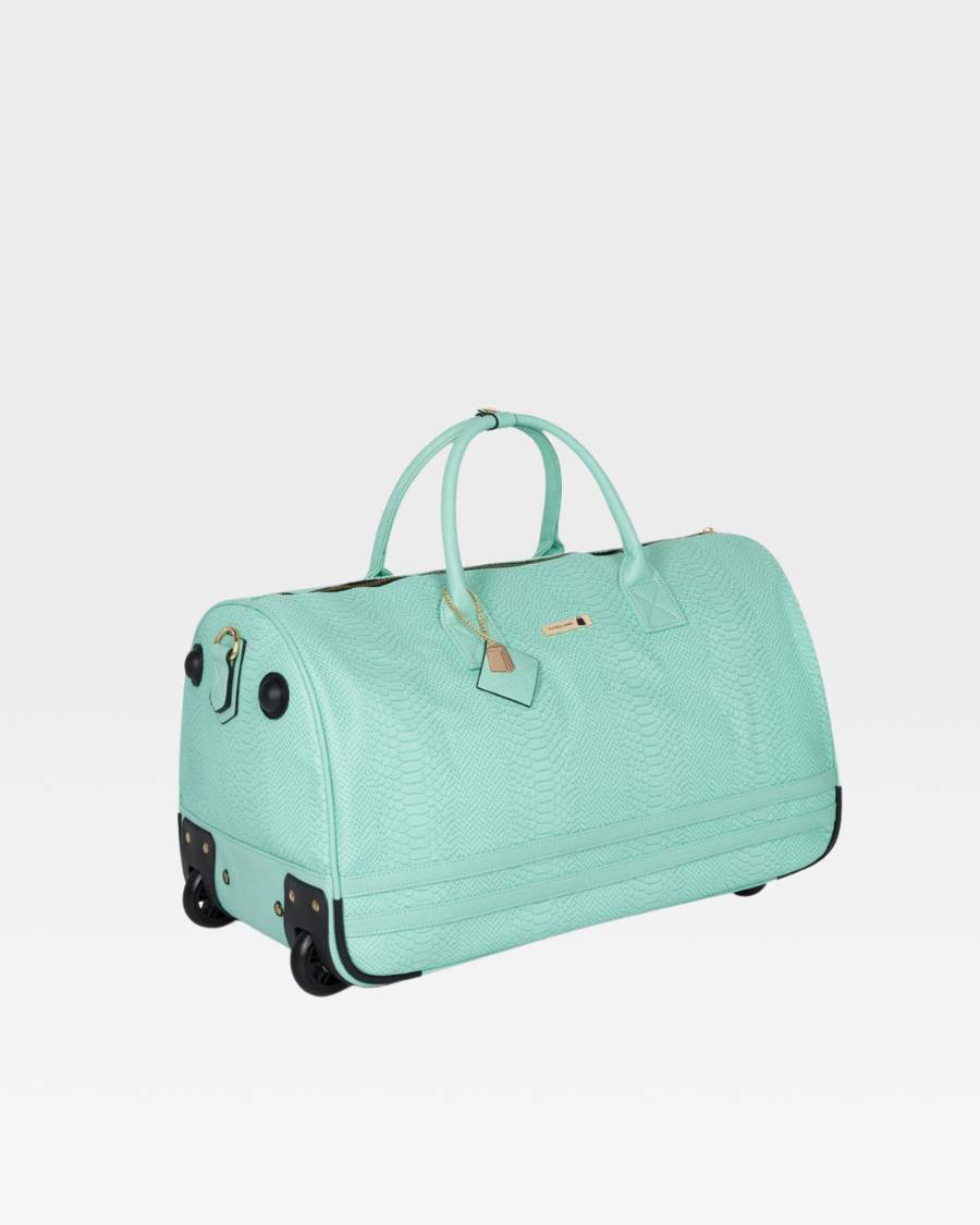 Apollo 1 Travel Backpack & Rolling Duffle Bag Set - Mint Green Carry-On Luggage for Business Trips, Gym, Weekend Getaways & Air Travel