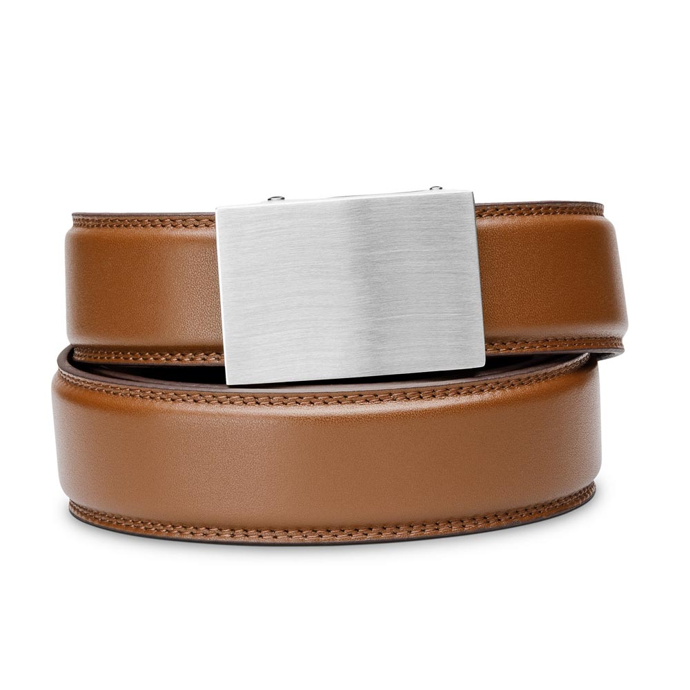 EUREKA BUCKLE Classic Genuine Leather Belt 1.37
