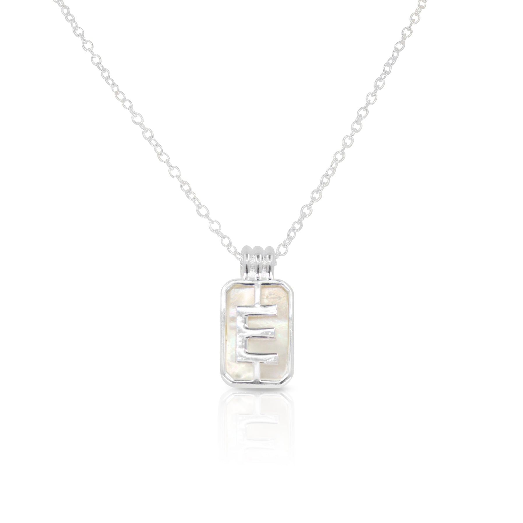 Initial A to Z Silver Necklace for Women - Personalized Alphabet Pendant Jewelry Gift for Her - Perfect for Birthdays, Anniversaries & Everyday Wear