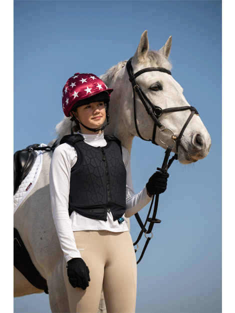 Racesafe HX3 Equestrian Body Protector - Lightweight Horse Riding Safety Vest for Jumping & Eventing - Perfect for Show Jumping, Dressage & Cross Country Riders