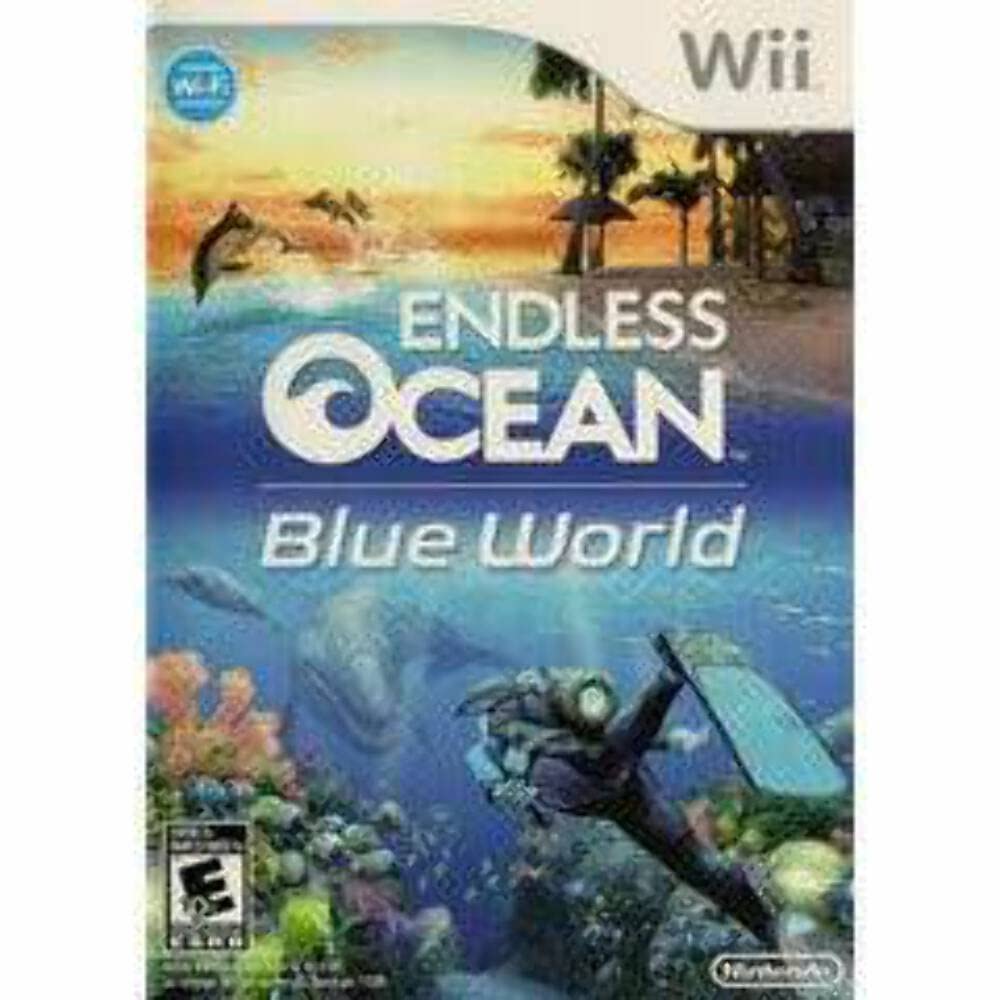 Endless Ocean: Blue World - Nintendo Wii Game - Explore Marine Life & Underwater Adventures - Perfect for Family Fun & Relaxation