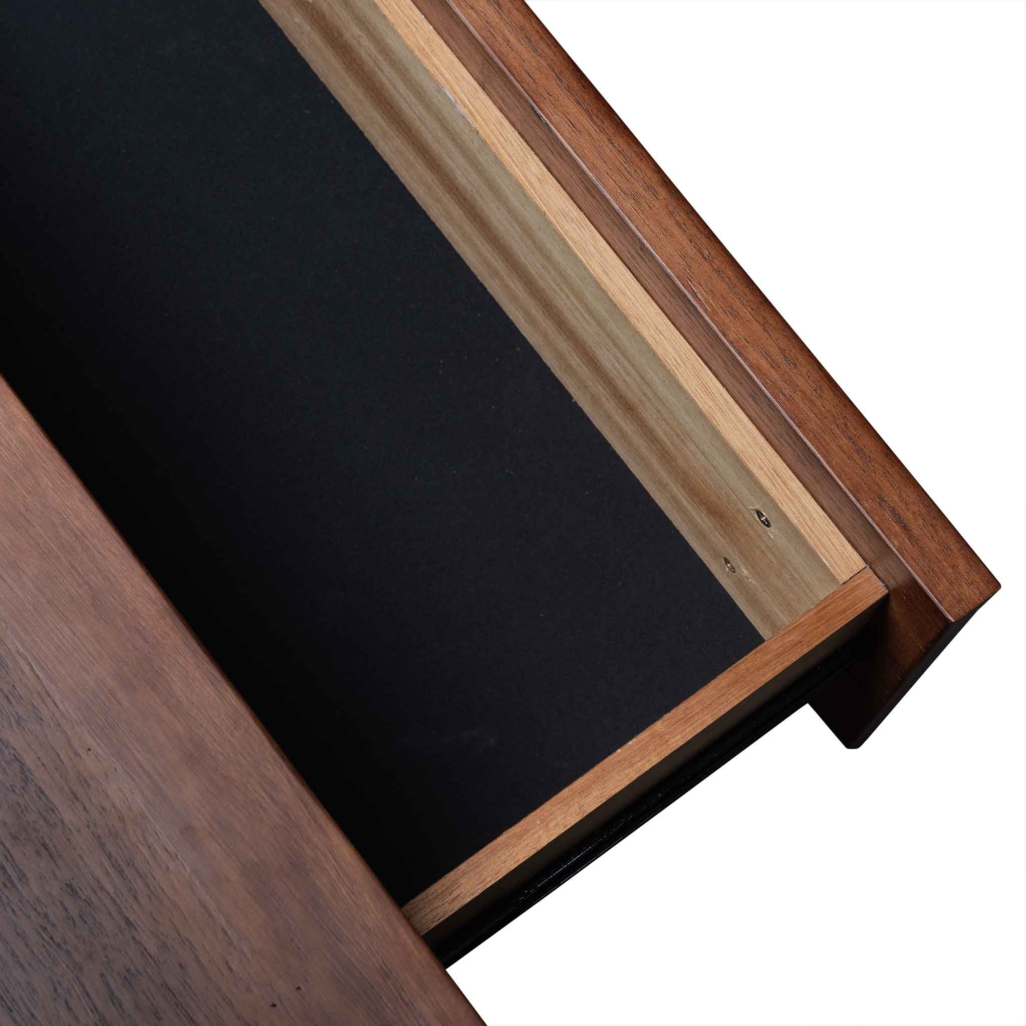 2.2m Walnut TV Stand - Modern Entertainment Center for Living Room, Home Theater & Media Storage