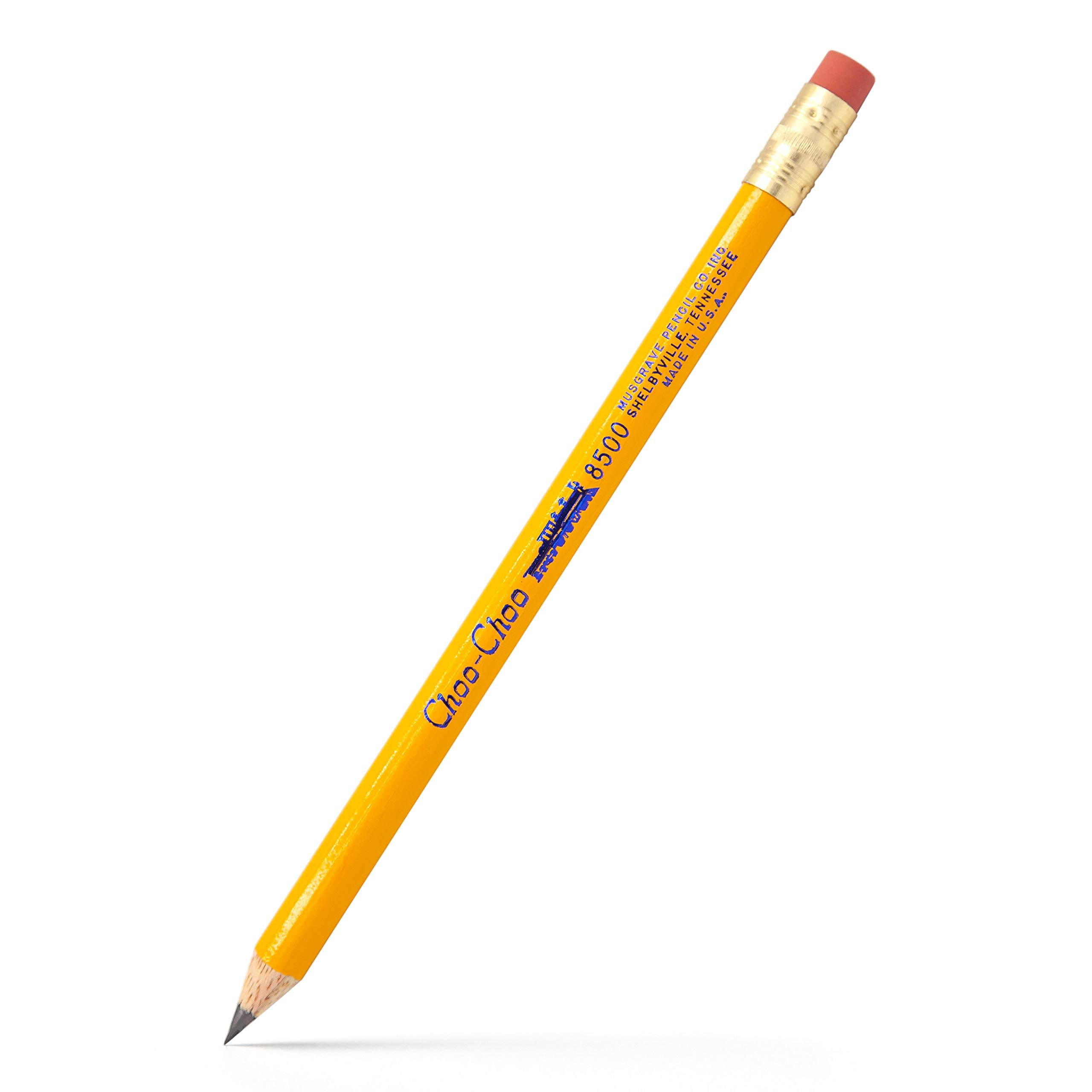 Musgrave Pencil Company Choo-Choo 8500 - 24-Pack Jumbo Round Pencils for Kids, Bulk Wooden Pencils for School, Office & Art Projects - Pre-Sharpened No.2 HB Graphite Pencils for Writing, Drawing & Coloring
