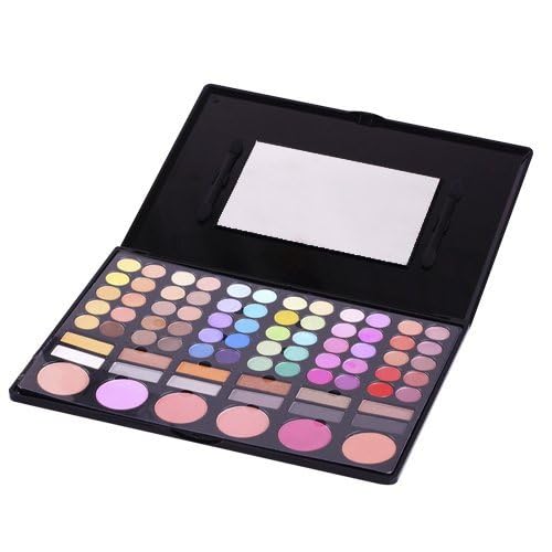Accessotech 78 Color Eyeshadow Palette - Professional Makeup Kit with Mirror for Day & Night Looks | Perfect for Parties, Weddings & Everyday Wear