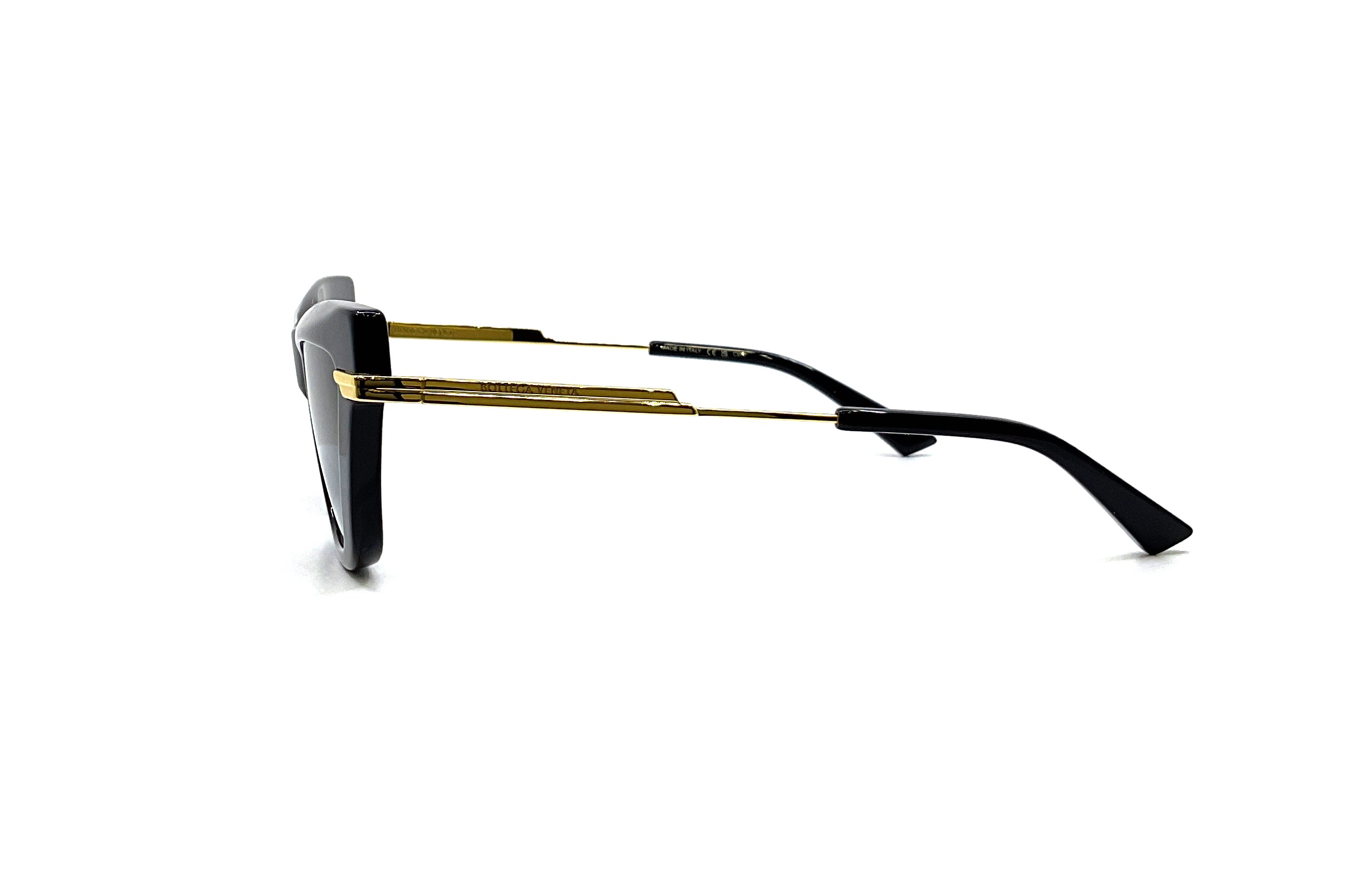 Bottega Veneta BV1241S (001) Sunglasses - Luxury Designer Shades for Men & Women - Perfect for Outdoor Activities, Travel, and Fashion Accessories