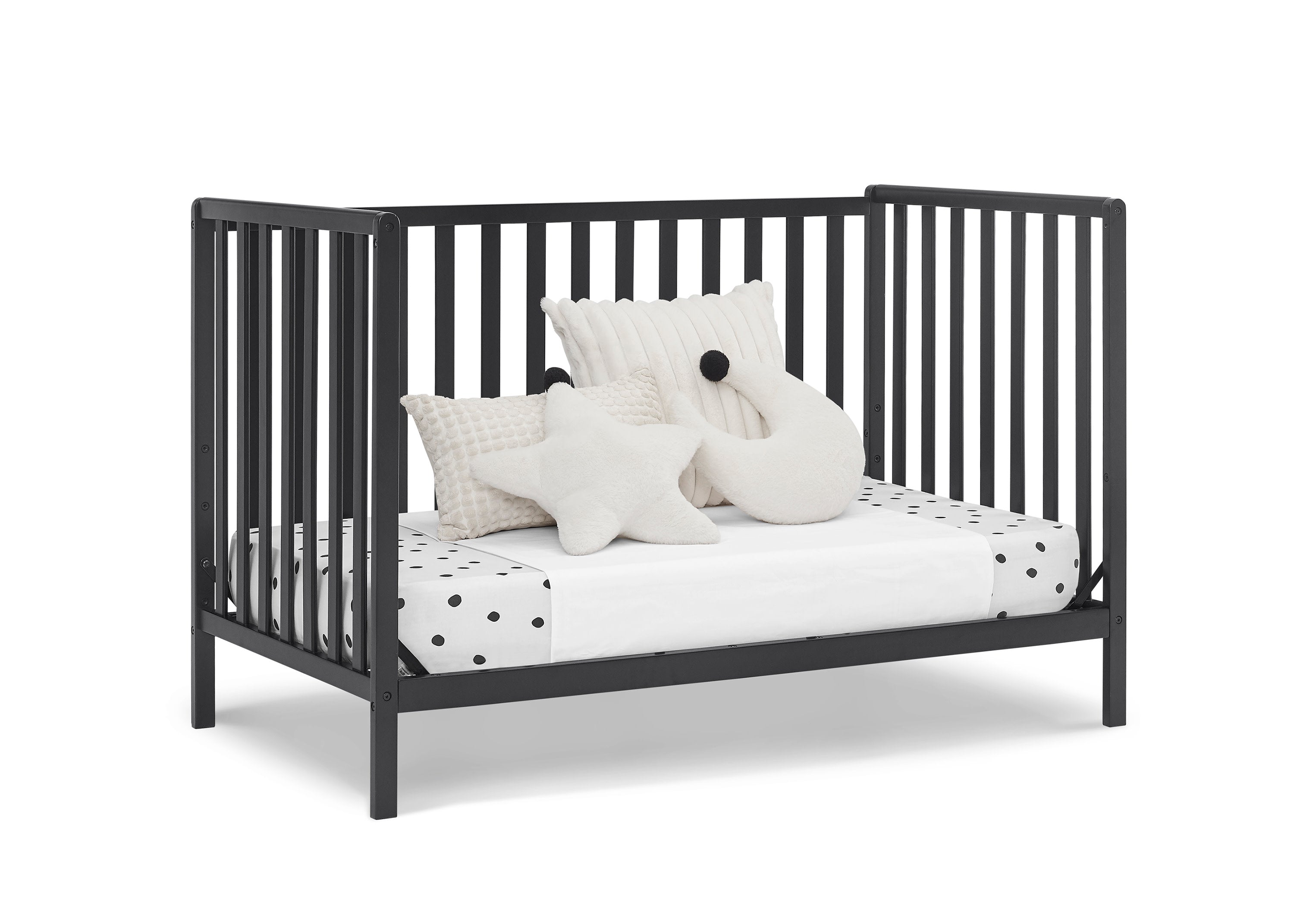 Heartland 4-in-1 Convertible Baby Crib - Toddler Bed, Daybed & Full-Size Bed - Safe Nursery Furniture for Newborn to Adult - Perfect for Baby Rooms, Daycare Centers & Guest Bedrooms